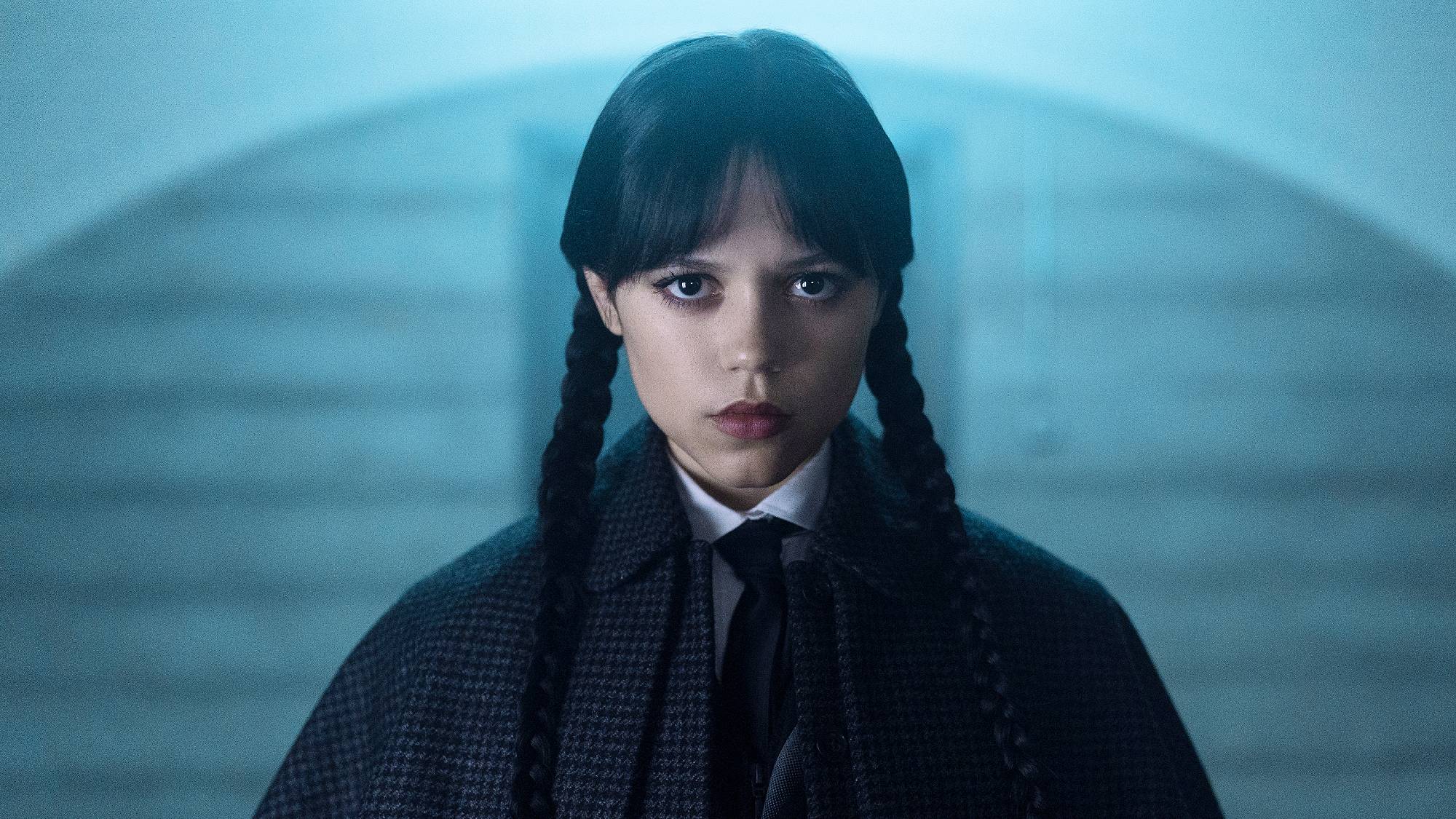  Jenna Ortega as Wednesday Addams in &quot;Wednesday&quot; season 2 on Netflix