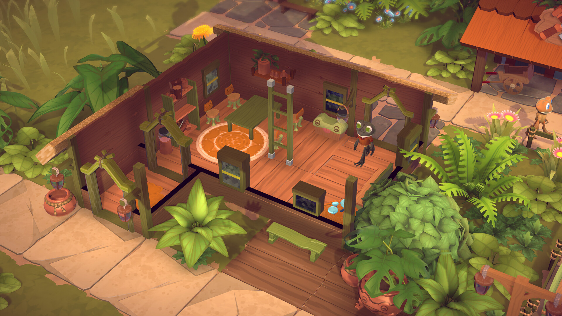 The makers of Parkitect have a new construction game coming, and it's a froggy colony sim called Croakwood