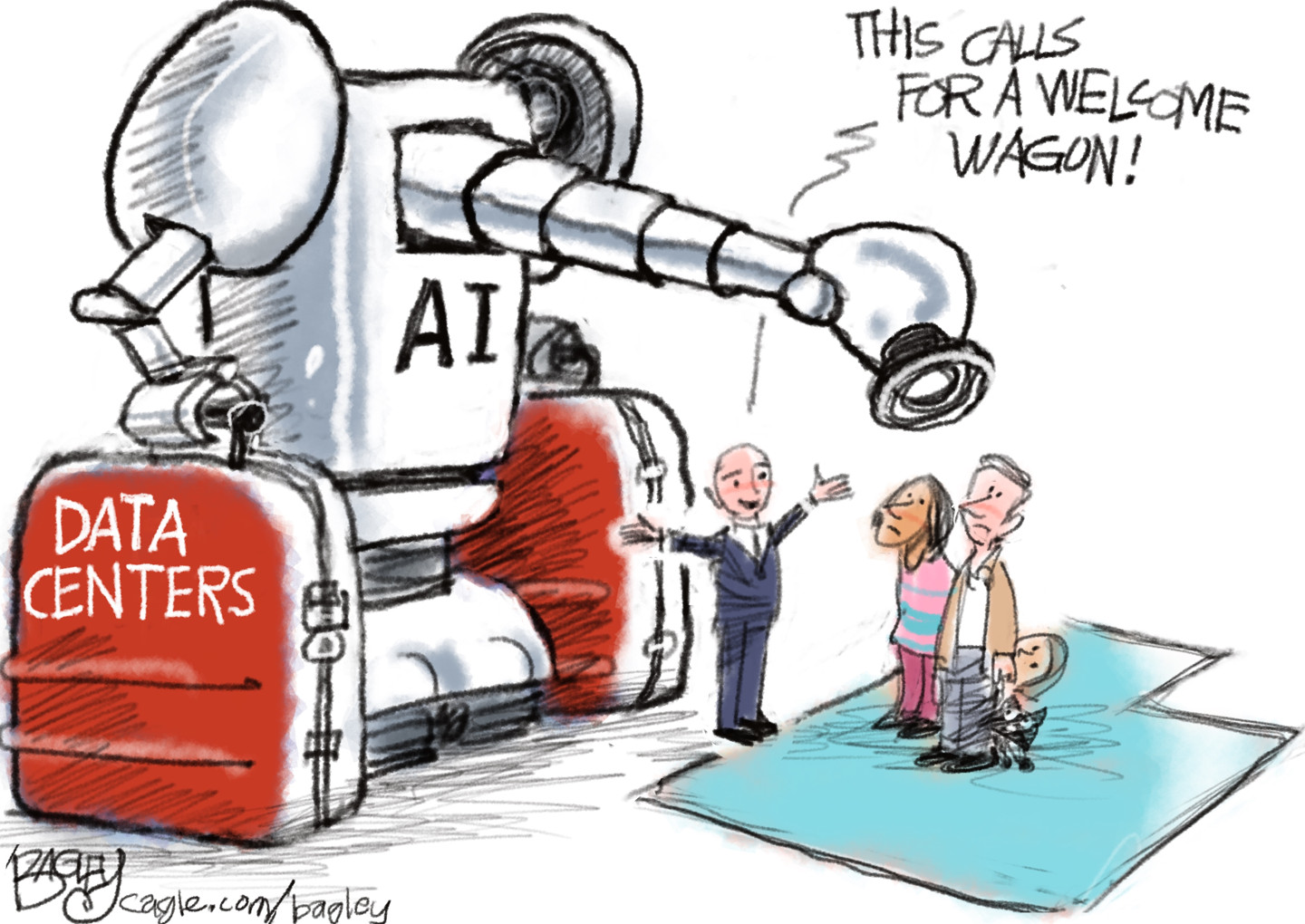 Political cartoon