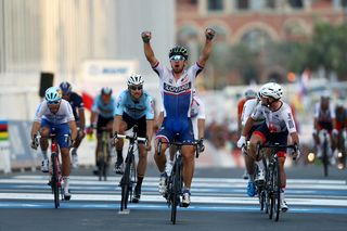 Peter Sagan (Slovakia) defends his world title in Doha sprint