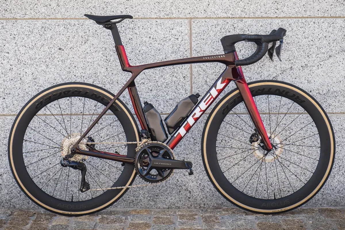 Trek Madone against a wall