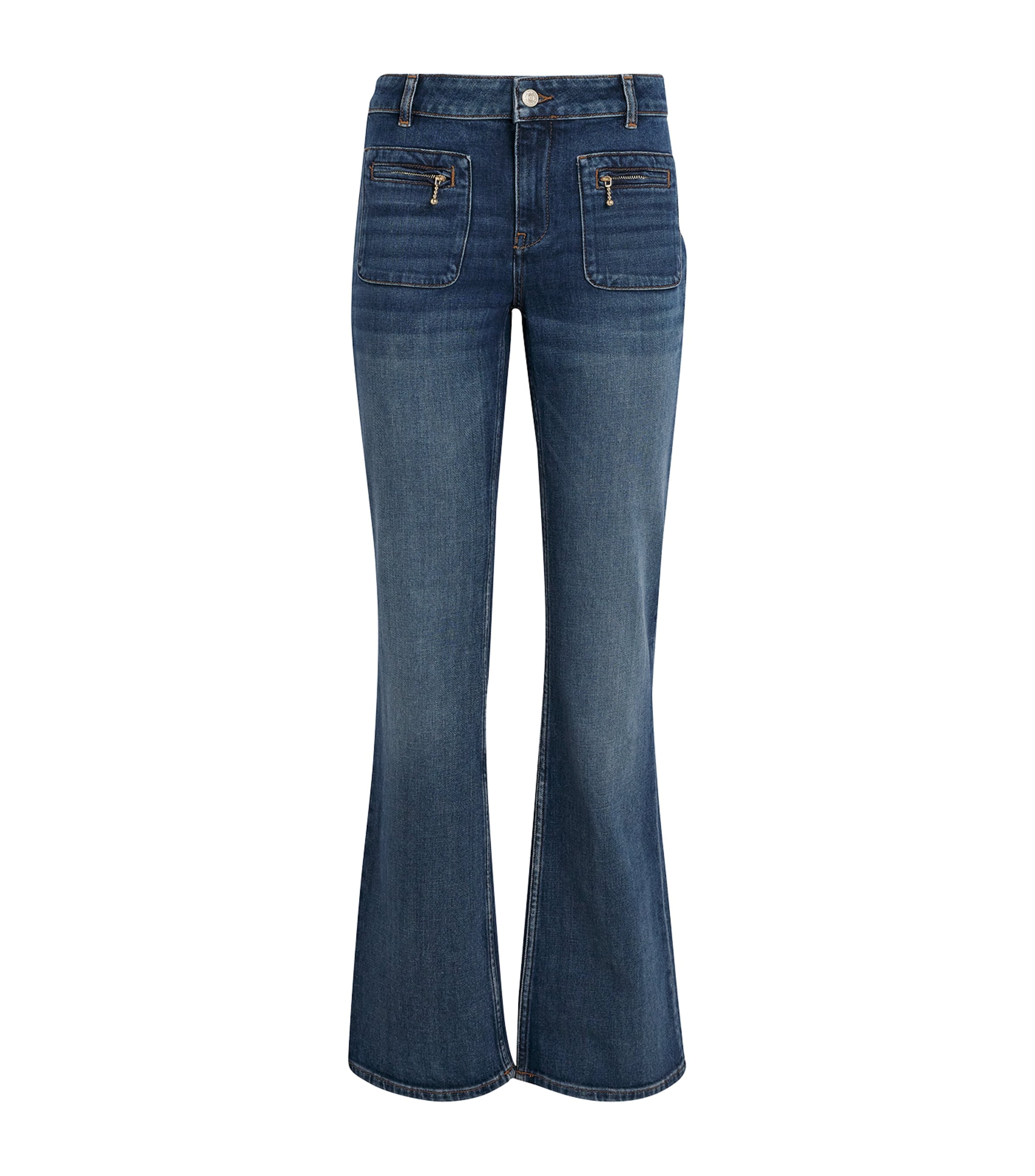 Maje Stretch Denim Bootcut Jeans