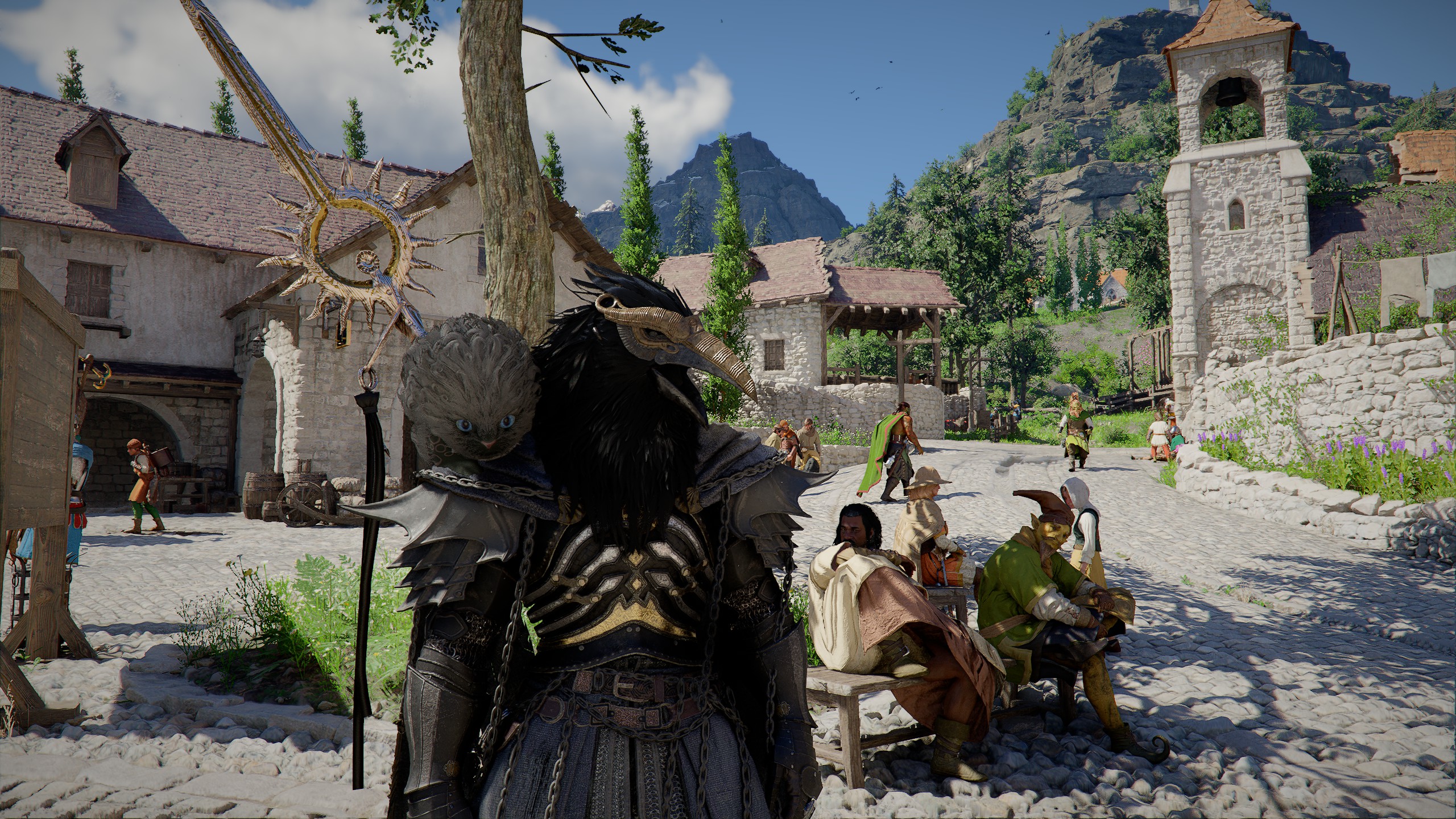 Crimson Desert Abyss Heuklang on Kliff's shoulder 