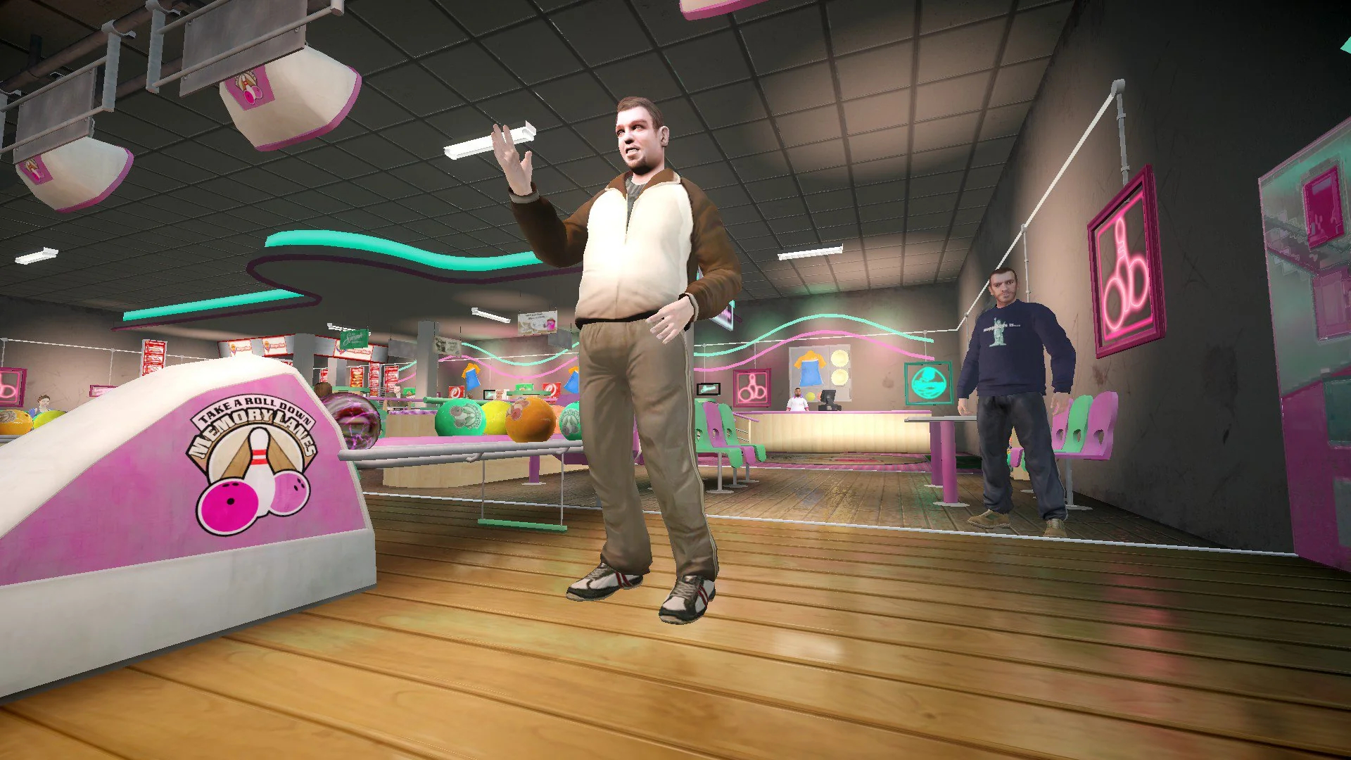 GTA 4 Bowling with Rome