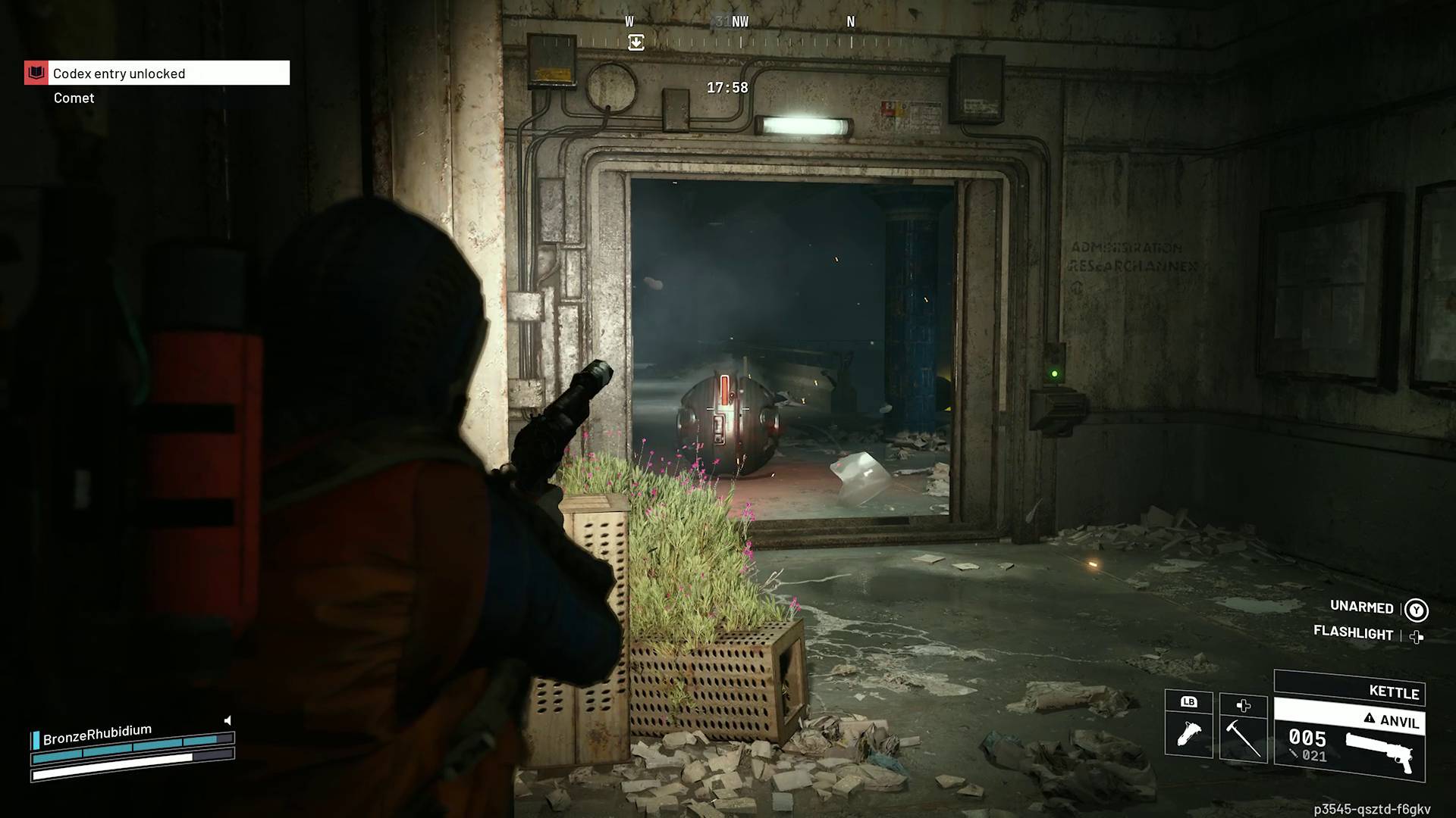 Arc Raiders Comet Arc robot charging up to attack