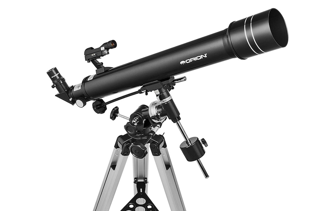 Orion Observer II 70 EQ telescope - it's great value, and fairly portable too