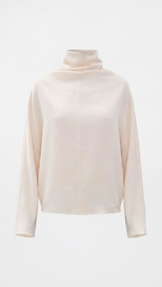 Ilaria Draped Top - Cream