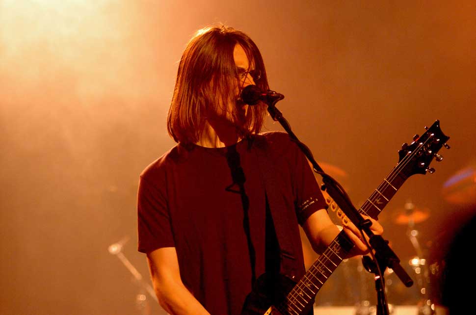 Steven Wilson onstage with Porcupine Tree in 2005