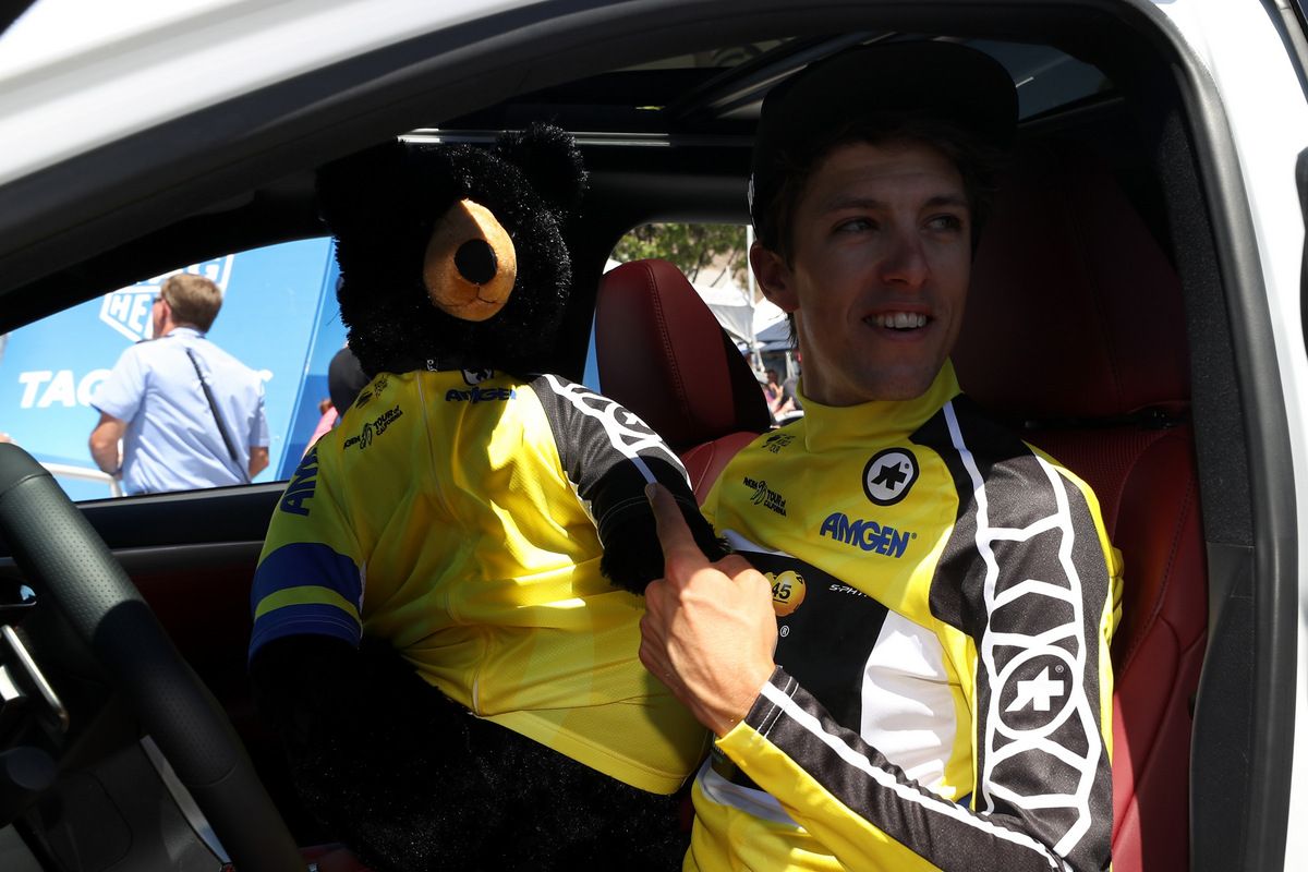 George Bennett in his new Lexus car
