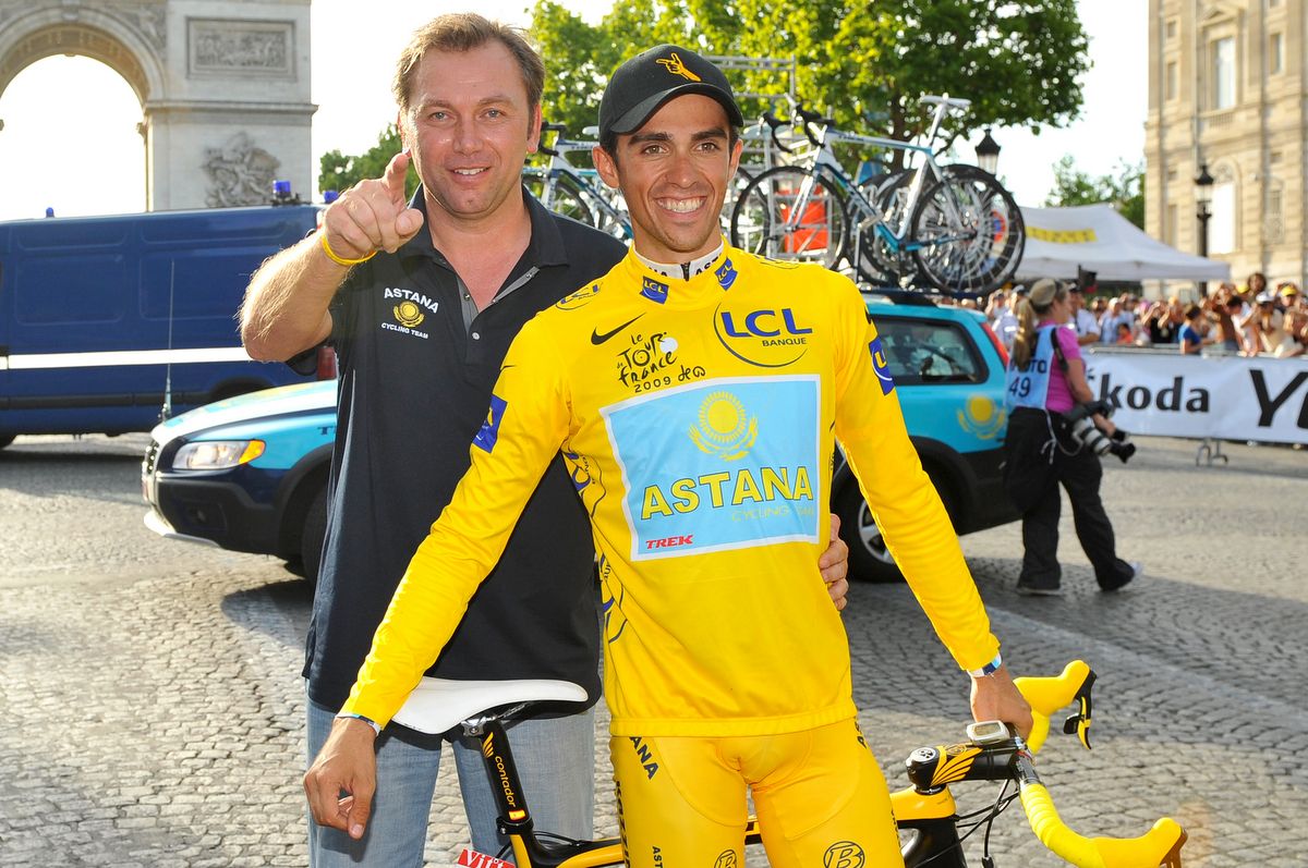 Johan Bruyneel was a key DS throughout Alberto Contador's career
