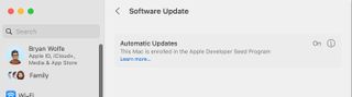 Updates on macOS 13 Ventura