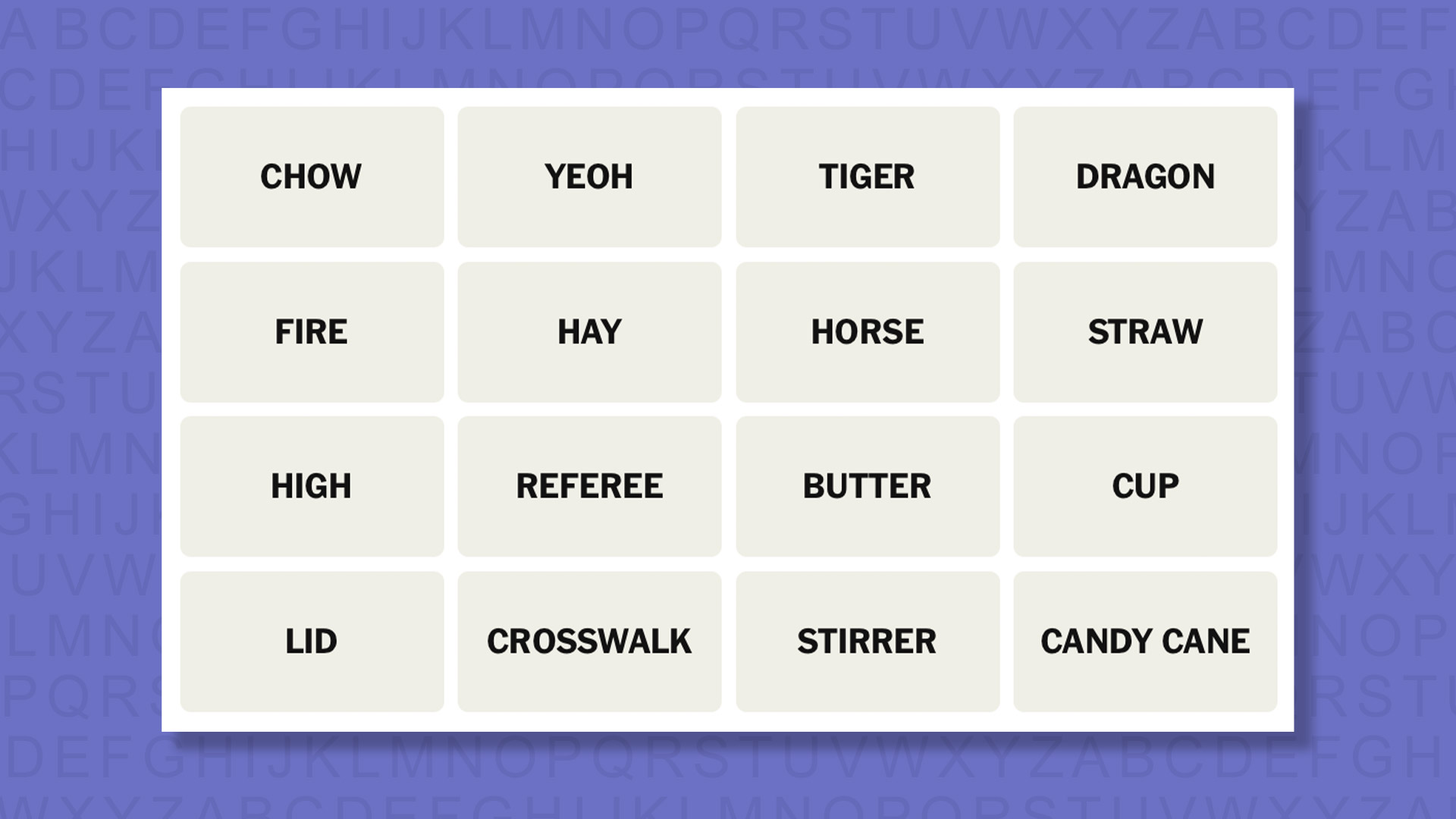 NYT Connections hints for game 971 on a purple background