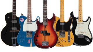Electric guitars and bass guitars