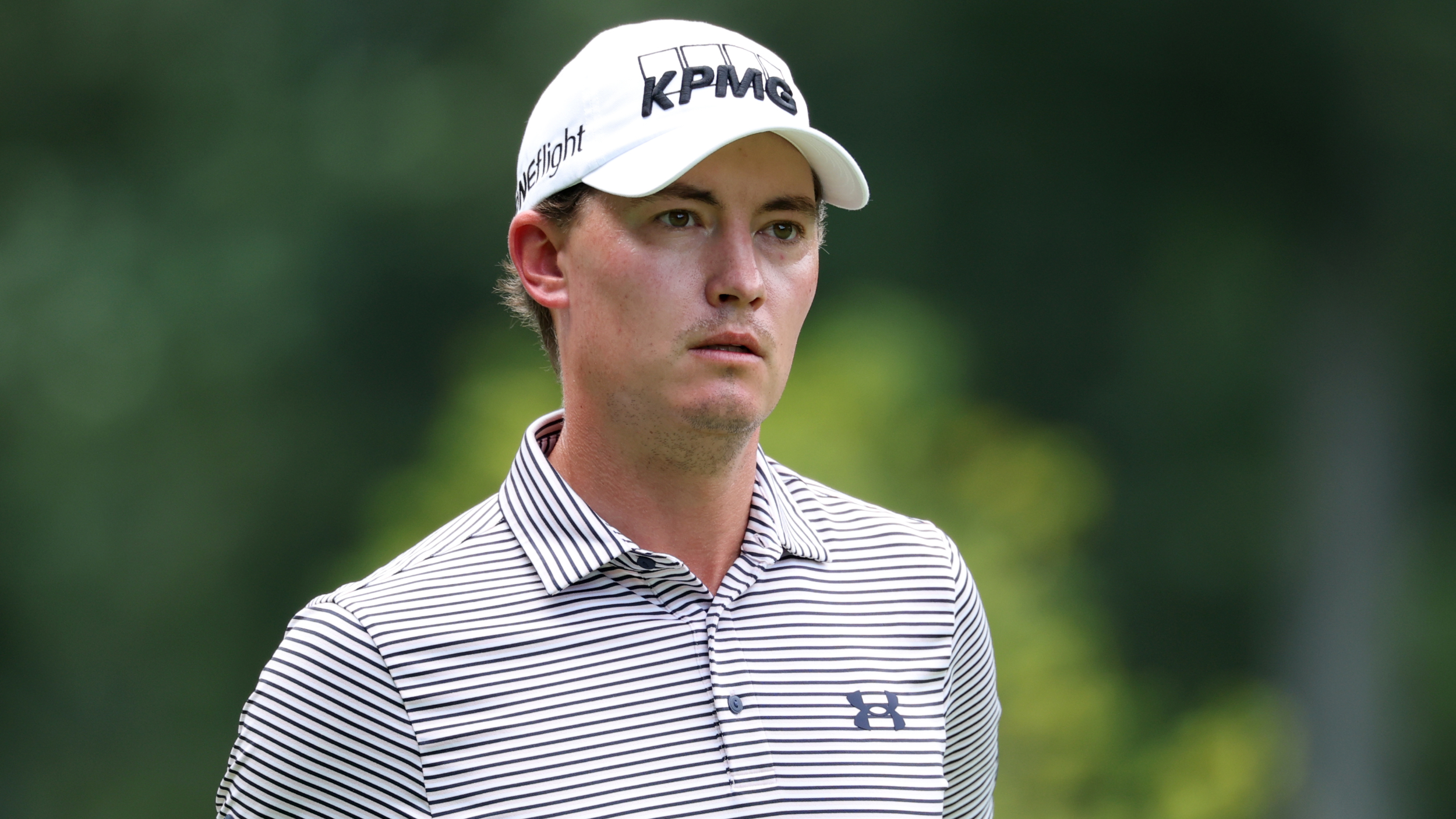 Maverick McNealy at the BMW Championship