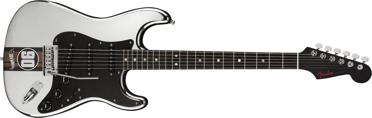 Fender Bull Whip Strat, Hot Wheels Chrome Vinyl Wrap