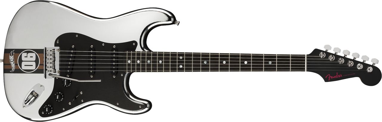 Fender Bull Whip Strat, Hot Wheels Chrome Vinyl Wrap