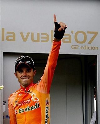 Sánchez won three stages of the 2007 Vuelta and finished overall third