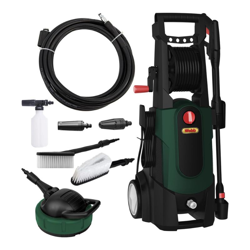 Webb pressure washer with all attachments and tools