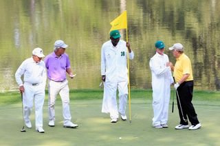 Nicklaus Player Crenshaw The Masters - Par 3 Contest