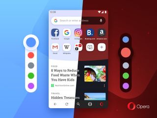 Opera Mobile's new themes