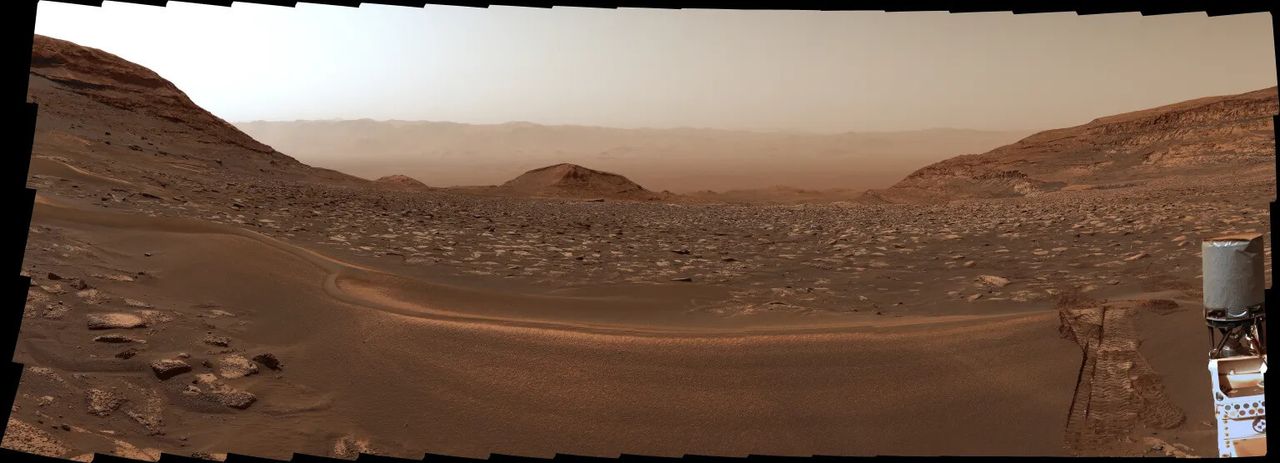 Mars landscape panorama.