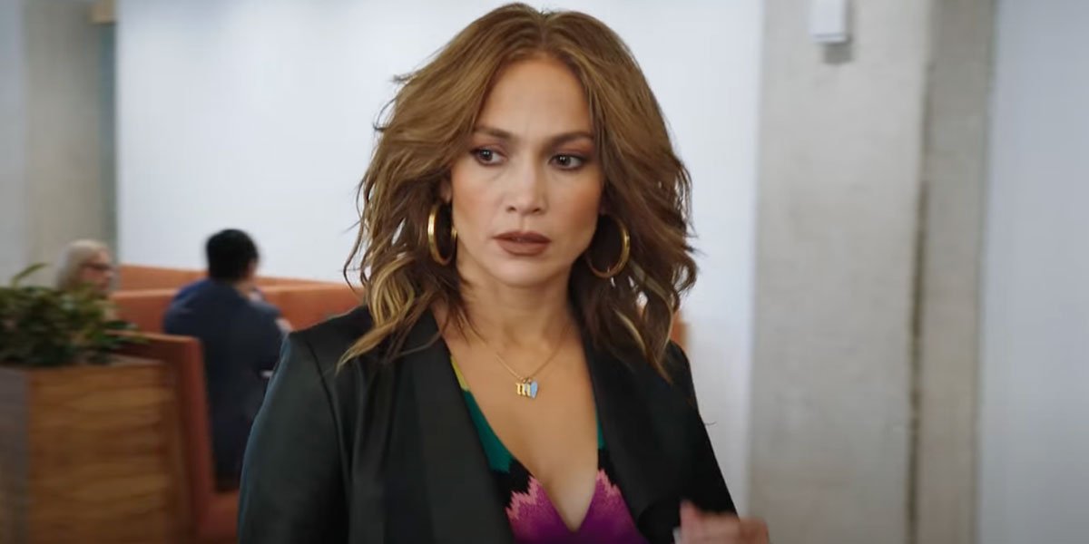 Jennifer Lopez pictured in her last romantic flick from 2018 Second Act