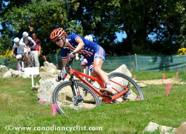 Lea Davison (USA) finished 11th