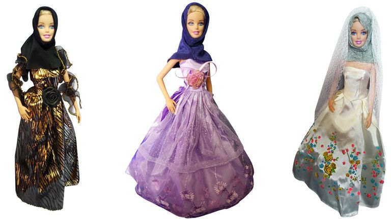 Barbie dolls in Muslim Clothing