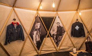 Station to Station supporter Levi's has also devised a travelling series of yurts aboard the train