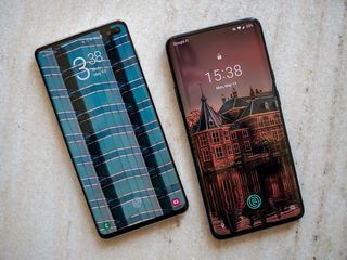 OnePlus 7 Pro and Galaxy S10+