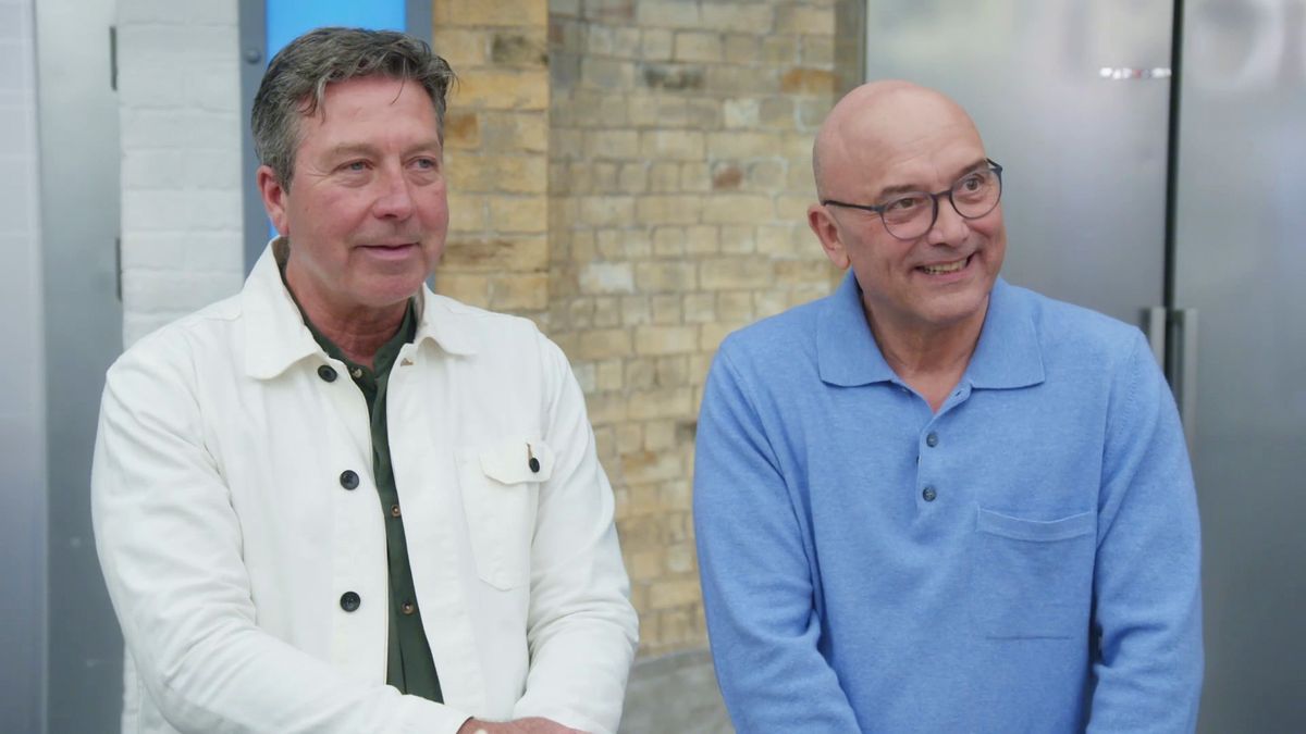 Celebrity MasterChef 2023 hosts John Torode and Gregg Wallace