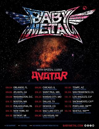 Babymetal Tour Poster