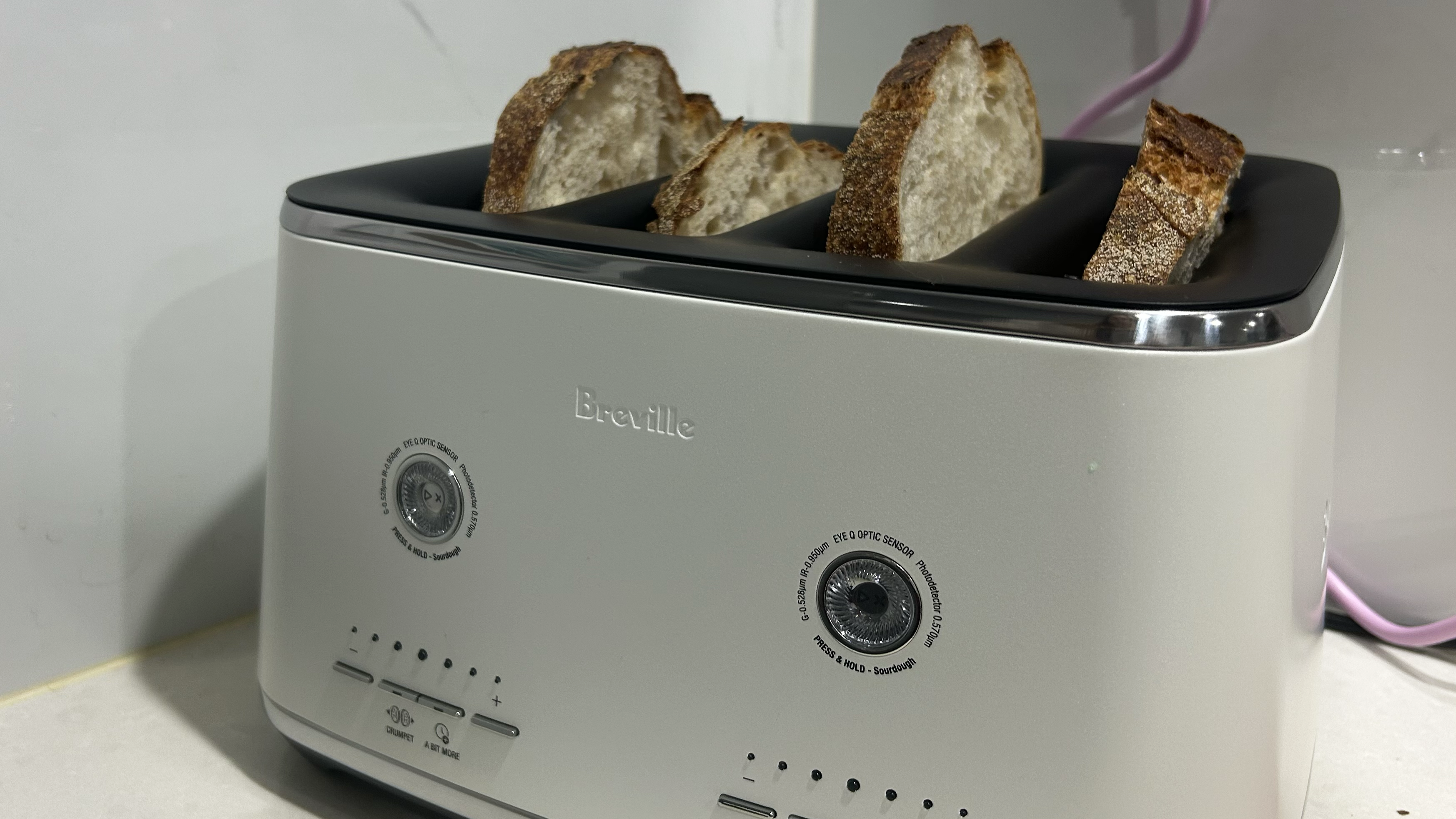 Sourdough toast in Breville toaster