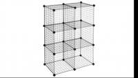 AmazonBasics 4 cube wire storage shelves