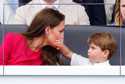 Kate Middleton and Prince Louis