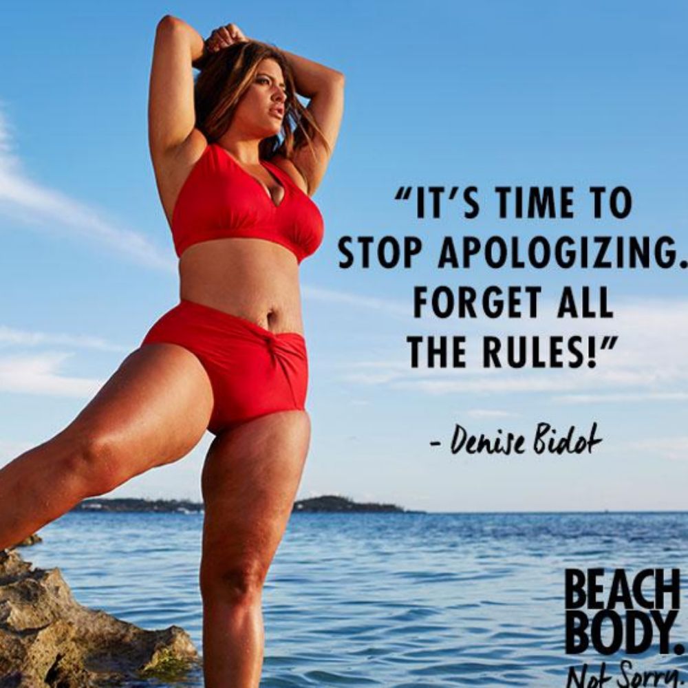 1000px x 1000px - #BeachBodyNotSorry: Plus Size Model Denise Bidot's Bikini Advert | Marie  Claire UK