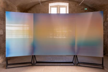 Rencontres D'Arles photography fair installation