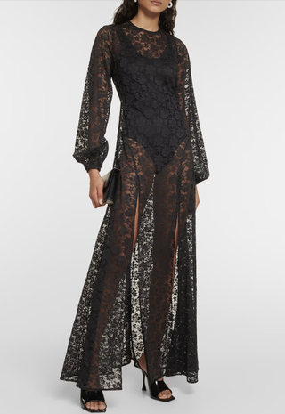 Rotate Lace maxi dress