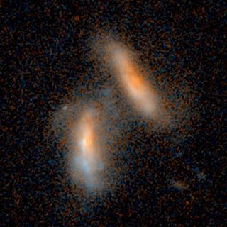 merging galaxies hubble