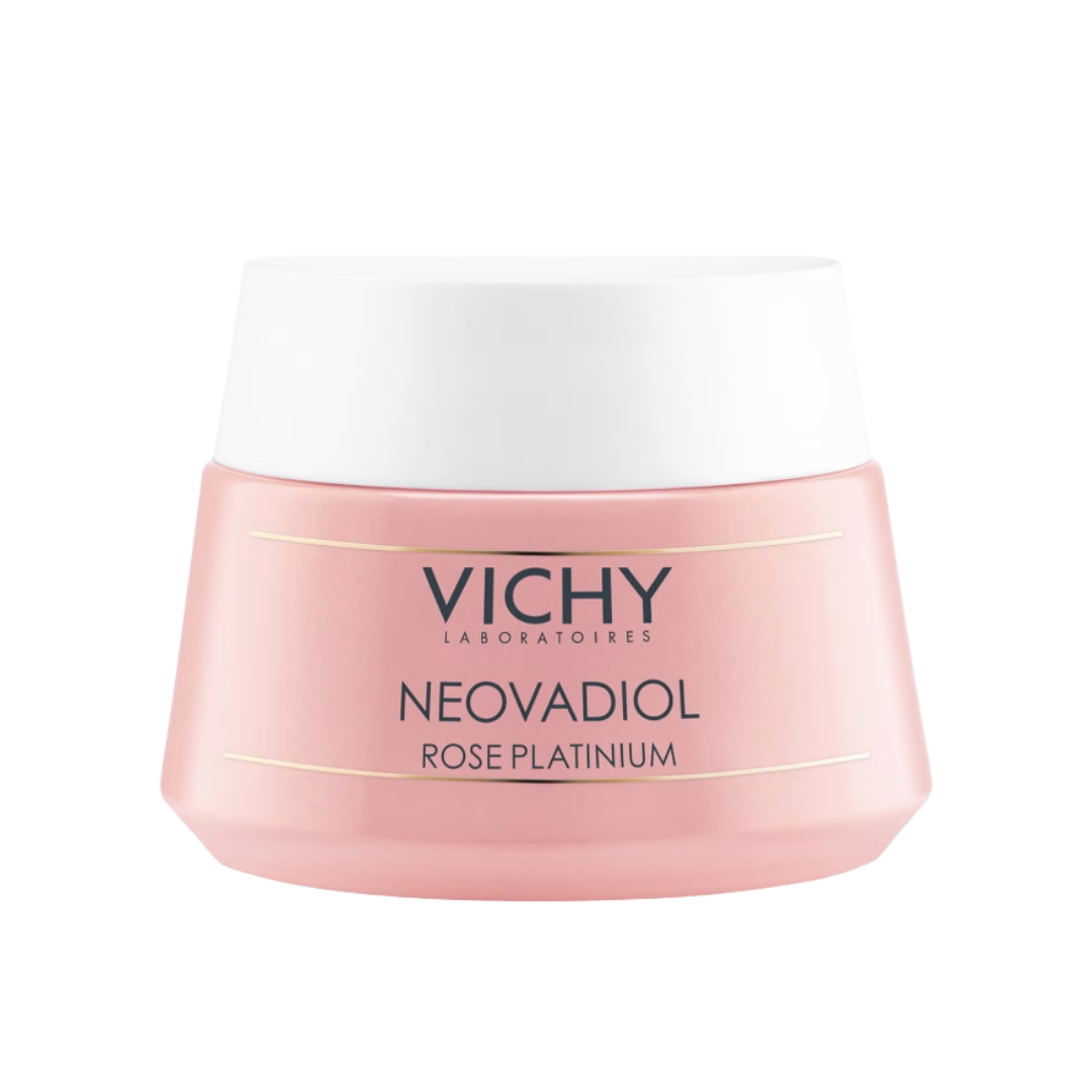 A product shot of the VICHY Neovadiol Rose Platinum, on a white background
