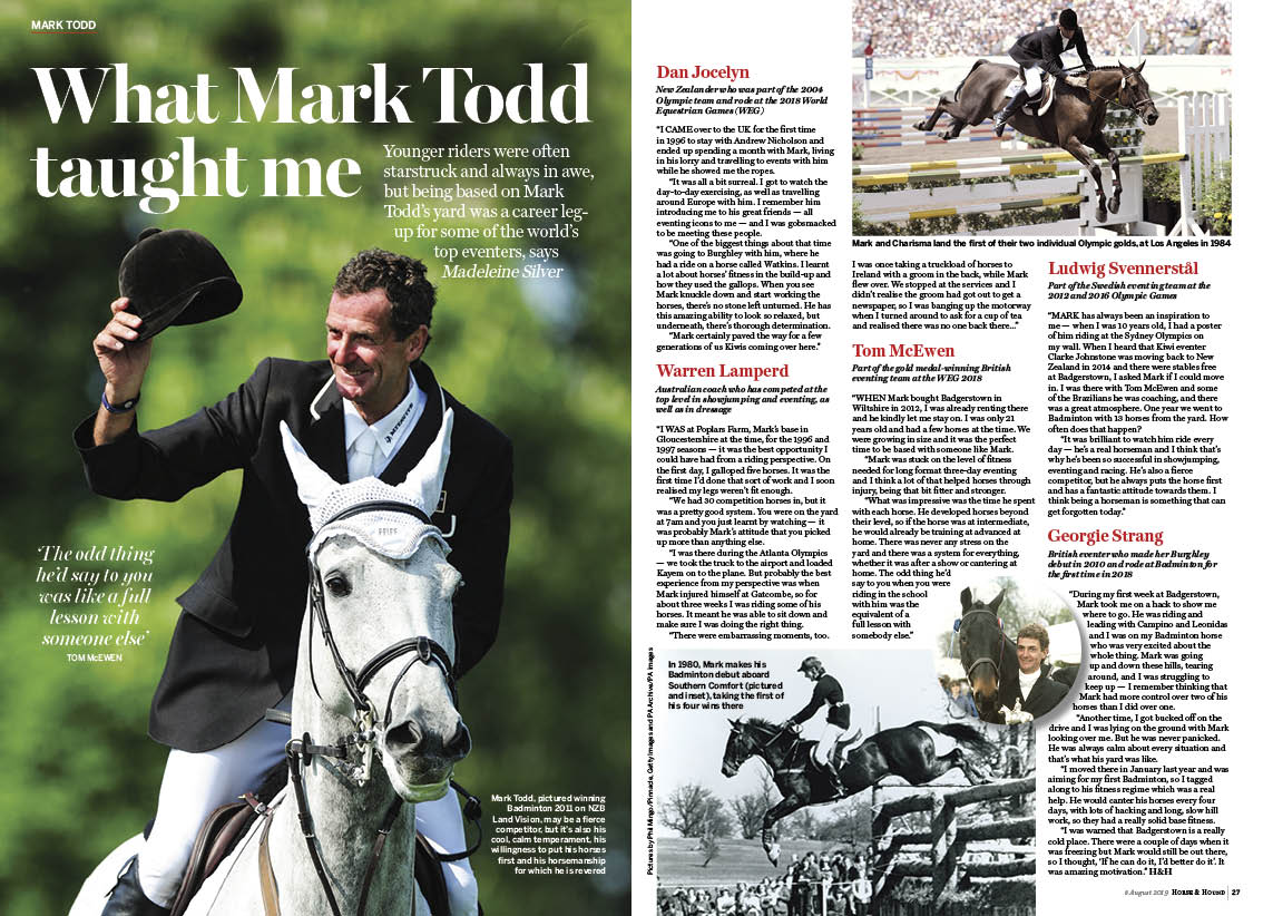 FT 2pp What Mark Todd taught me