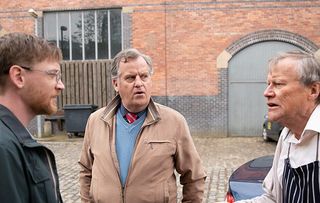 Coronation Street spoilers: Roy Cropper asks Brian and Wayne for help