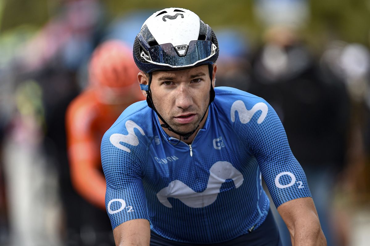 Giro dItalia 2020 103rd Edition 10th stage Lanciano Tortoreto Lido 177 km 13102020 Davide Villella ITA Movistar Team photo Tommaso PelagalliBettiniPhoto2020