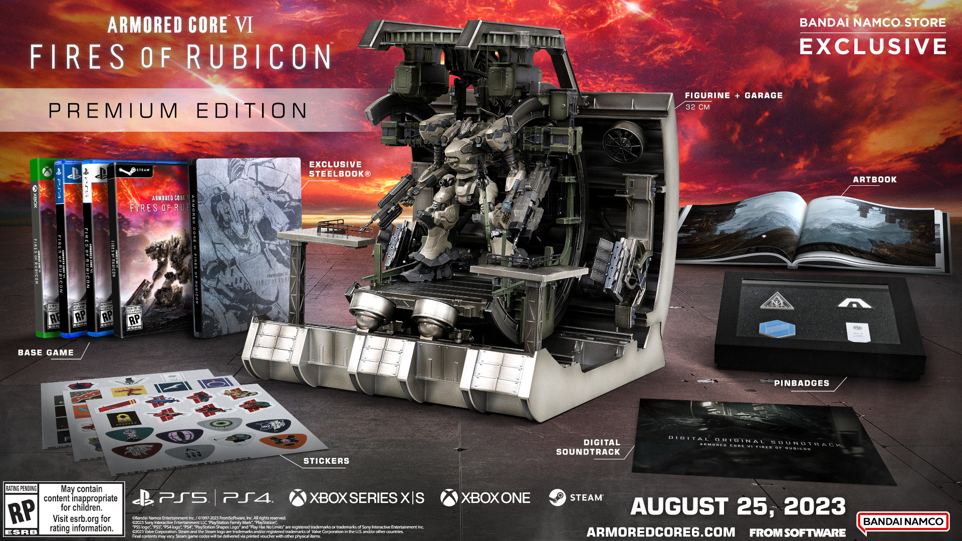 Armored Core 6 Collector's Edition, Premium Edition Available for