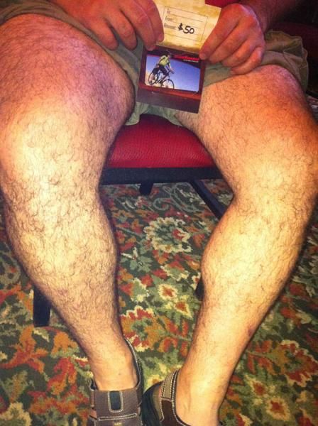 Rick Diemert won the hairest legs award in 2011