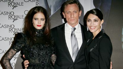 Daniel Craig doing Blue Steel with Casino Royale co-stars at launch event