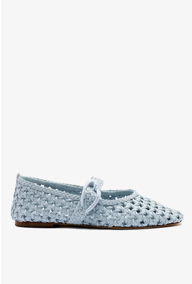 Larroud&amp;eacute;, Verona Macrame Ballet Flat In Maya Leather
