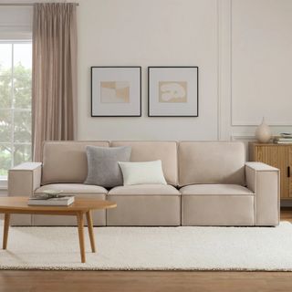 DUSK Brooklyn 3 Seater Sofa in a living room