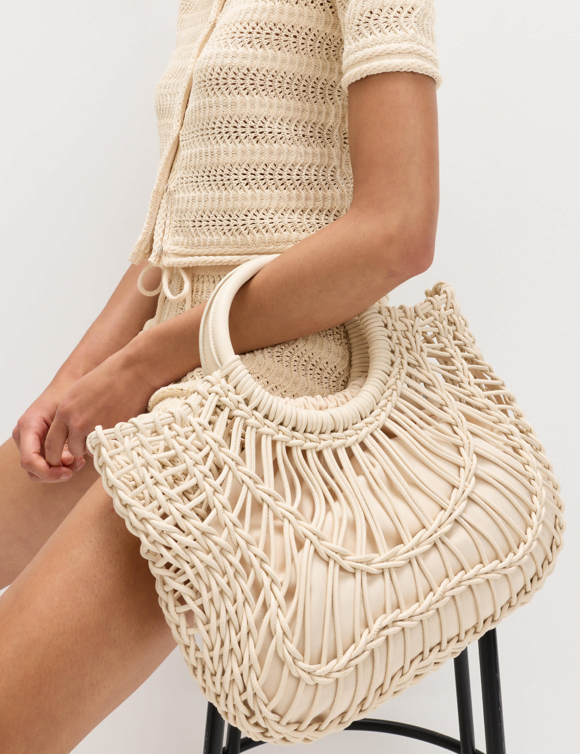 Large Open Weave Grab Bag