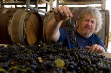 Jim Clendenen at Au Bon Climat in Santa Maria Valley, California.